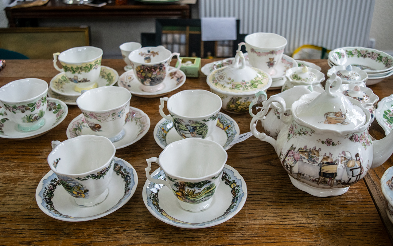 Quantity of Royal Doulton Brambly Hedge Porcelain, comprising Tea Pot, Milk Jug, Sugar Bowl, - Image 2 of 4