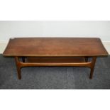 A G Plan Coffee Table, with lower shelf, 16" high x 45" long x 16" depth.