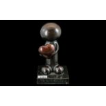 Doug Hyde Bronze Sculpture 'Giving You My Heart' edition number 194,