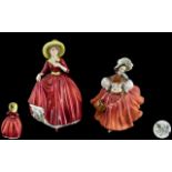 Two Royal Doulton Lady Figurines.