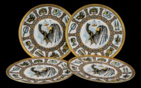 Four Goebel Traditions Plates. All wit