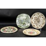 Collection of Four Cabinet Plates, compr