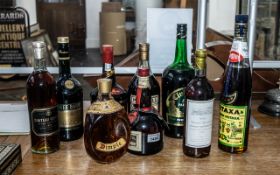 Collection of Wines, Spirits & Liqueurs, comprising Grand Marnier, Dimple Whiskey, Tia Maria,