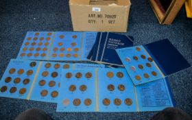 Great Britian Collection Books Full of Coins. ( 7 ) In Total.