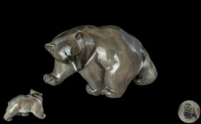 Royal Copenhagen Fine Quality Porcelain Figure of a Large Bear.