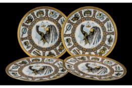 Four Goebel Traditions Plates. All with boxes and in as new condition.