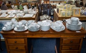 Noritake Roseglen China ( 1955 - 1959 ) 92 Pieces In Total.