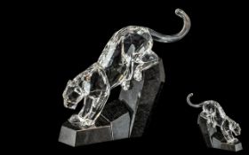 Swarovski - Stunning Cut Crystal Figure ' Power of Elegance ' Soul Mates - The Untamed and Glamour