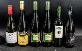 Collection of Vintage Wine ( 6 ) Bottles In Total. Comprises 1/ Alsace Riesling 2015 Roesslin