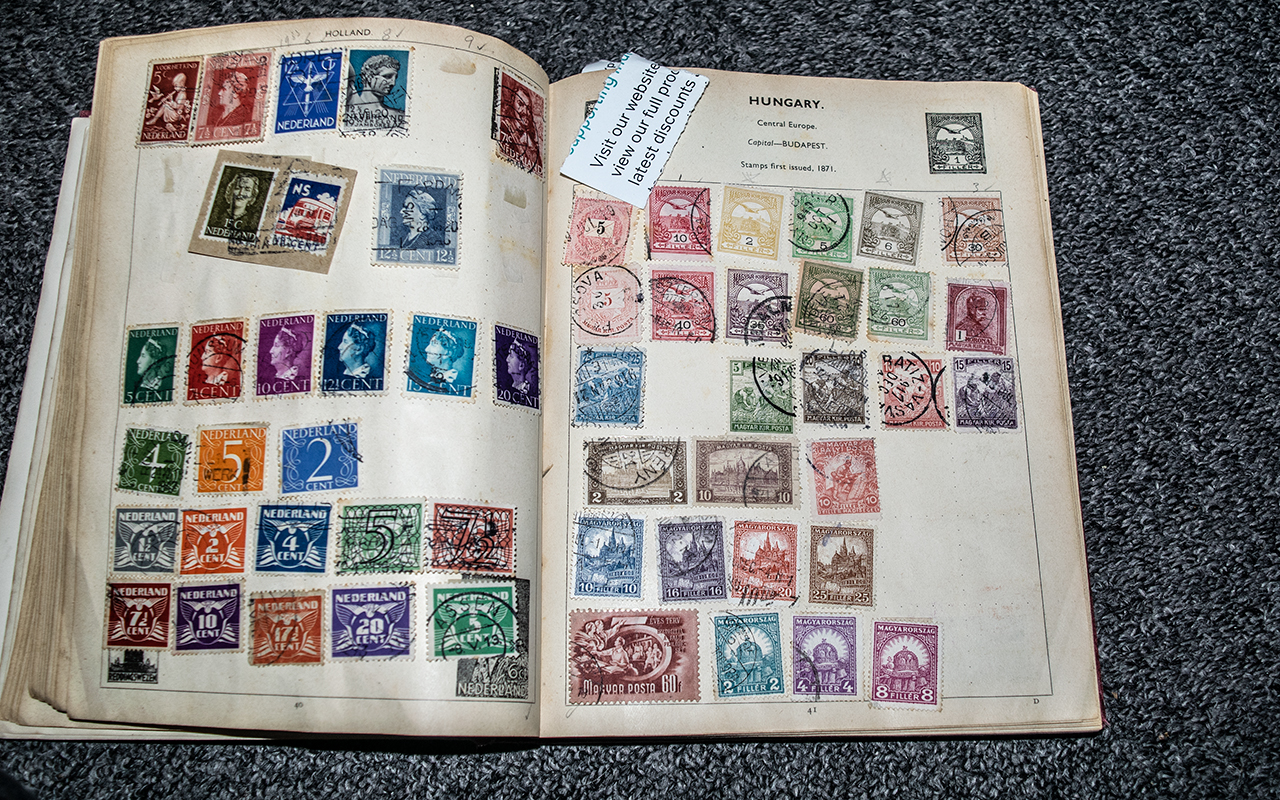 Improved Stamp Album with good variety of worldwide stamps. - Image 3 of 5