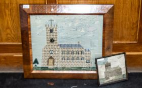 Victorian Sampler Of A Cheshire Church, All Saints Church In Marple Cheshire,