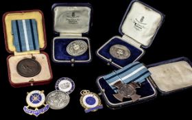 Collection of Military / Royal Life Society Badges / Medals.