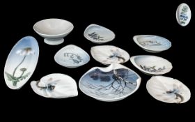 Collection of Bing & Grondahl Pin Dishes, comprising No.