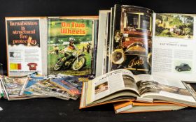 A Large Collection of Motorcycle Magazines includes the following, Classic Bike Guide Triumph 3T,