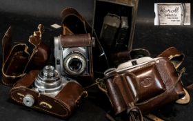 Collection of Three Vintage Cameras,