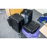 D.J Equipment to include, 1 KAM Wireless Microphone, 2 IMG stage line speakers, phonic power unit