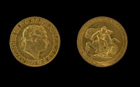 1817 George III (1760-1820) Full Sovereign, 22ct Gold.