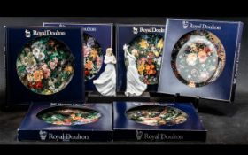 Royal Doulton Figures 'Loving You' HN 3389 and 'Thinking of You' HN 3124, both with boxes,