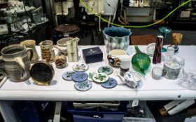 Quantity of Assorted Quality Porcelain, Pottery & Glass, including a moustache cup,