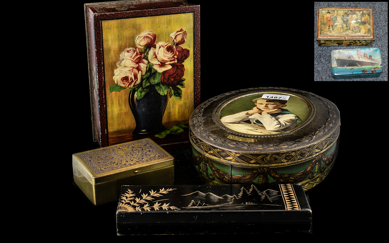 Collection of Vintage Biscuit Tins.