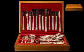 Canteen of Cutlery- Brand Community - In Original Wooden Case, Complete Set.
