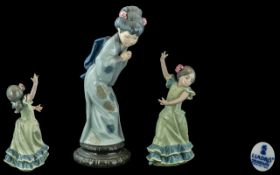 Lladro Figure Lolita Flamenco Dancer Girl Figurine. The little dancer embodies the grace and passion