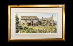 Large - Graham Carver Limetel Edition Signed Print - Titled ' A Corner of Old England ' Signed