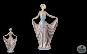 Lladro - Hand Painted Porcelain Figure ' Dancer ' Model No 5050. Issued 1979 - Retired, Height 11.