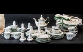 Large Collection of Eternal Beau Dinner/Tea Service.