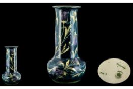 A Morris Ware Art Nouveau Vase by George Cartlidge. 14.5" tall. Fully marked to base, C28-2.