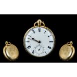 Victorian Period Superb Quality 18ct Gold Fusee Open Faced Pocket Watch.