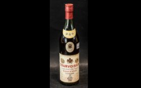 Bottle of Vintage Courvoisier - Distillery Cognac Courvoisier Age 3 Stars. Bottled 60/70's.