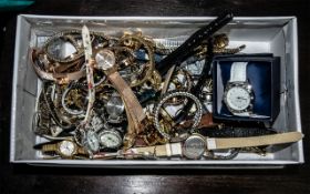 Large Quantity of Vintage Ladies Watches, to include Sekonda, Rotary, Next.