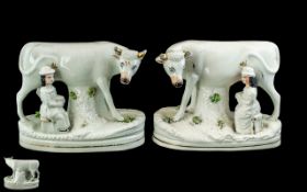 Staffordshire - 19th Century True Pair of Pearlware Figures.