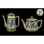 James Macintyre Gesso Teapot and Matching Coffee Pot circa 1902-1903. Reg no. 308931.