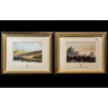 Two Framed Prints by HRH The Prince of Wales, dated 1991.