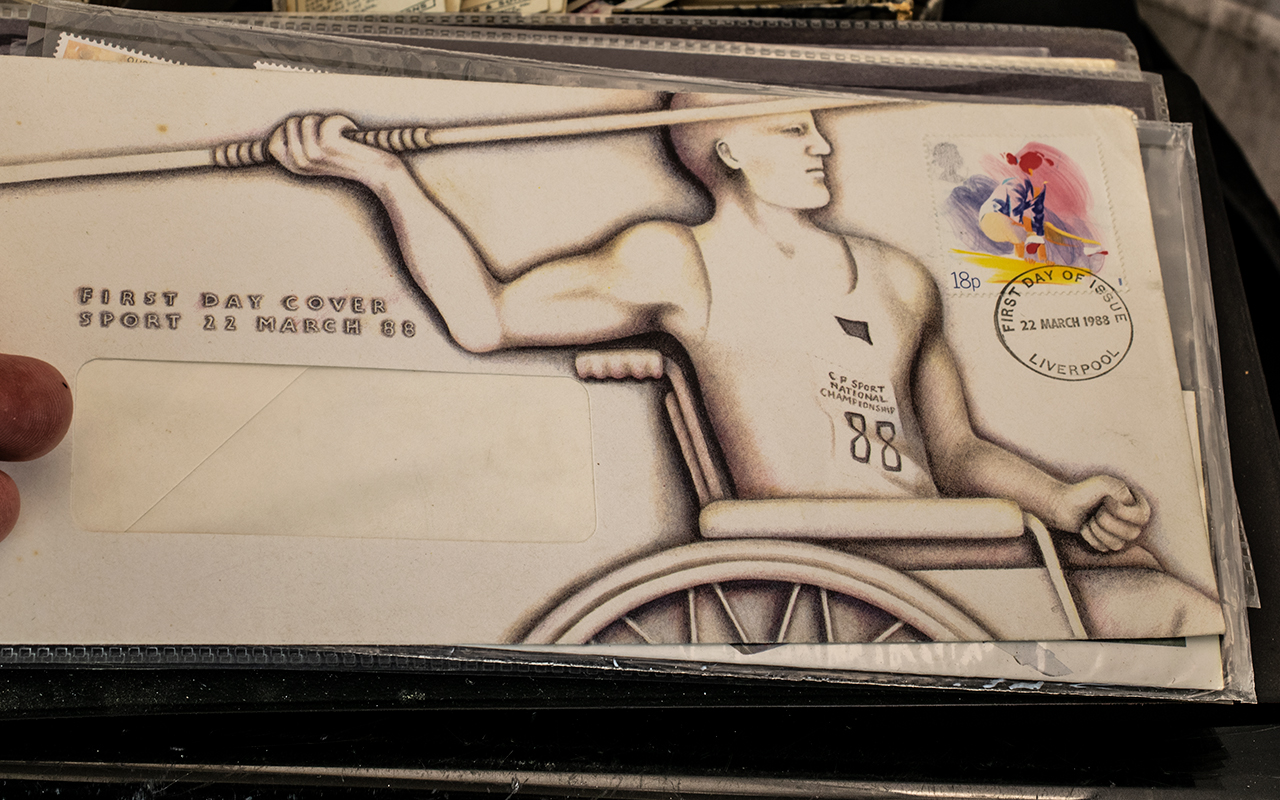 1 Album of First Day Covers - Royal Mail Mint Stamps. Includes British Films, St. - Image 3 of 4