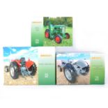 Three Universal Hobbies 1:16 scale tractors