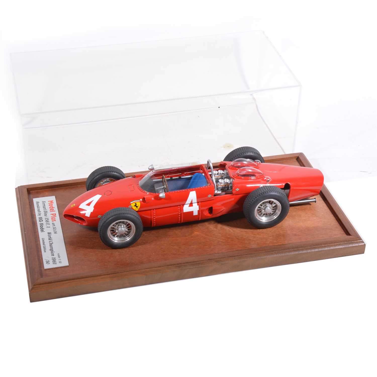 MG Model Plus 1:12 scale model; Ferrari Dino 156, F1 world champion (1961)