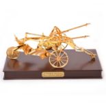 Franklin Mint 1:12 scale model; McCormick-Deering Little Genius Plough no.8