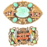 Costume jewellery influenced from The Chinese Art Exhibition of 1935-1936, probably Max Neiger of