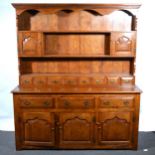 George III style oak dresser