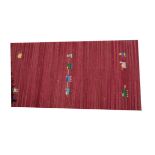 Three flat weave Gabbeh rugs