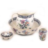 A Losol Ware four-piece toilet set, 'Springfield' pattern