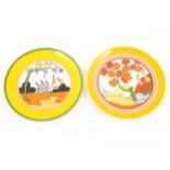 Wedgwood - Two limited edition Clarice Cliff commemorative plates