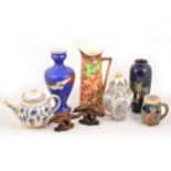 Four boxes of assorted household decorative ceramics