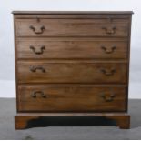 Victorian mahogany chest of drawers.