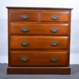 Edwardian walnut chest of drawers