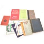 A collection of books and ephemera, to include theatre-related items