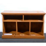 Low pine bookcase/cabinet